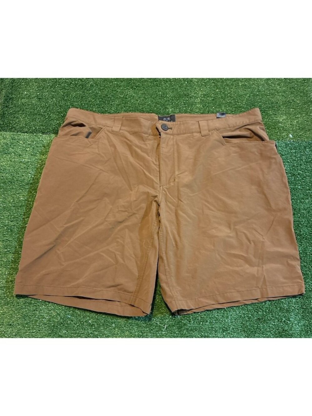 Kuiu shorts mens 42 bronze bridger hiking water resistant 9" inseam pockets